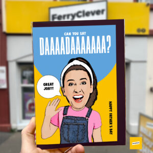 Miss Rachel Father's Day Card | Dada Father's Day Card | Irish Father's Day Card | Derry Cards
