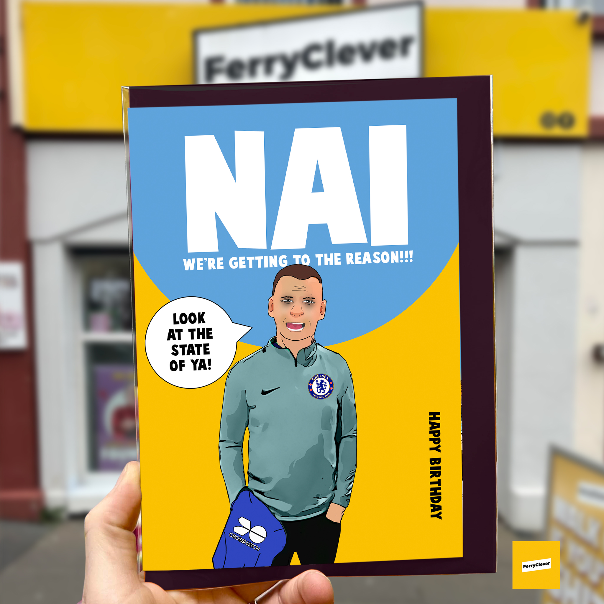 Naiii We're Getting to the Reason Belfast Meme Birthday Card | Derry Birthday Card | Belfast Birthday Card | Derry Cards