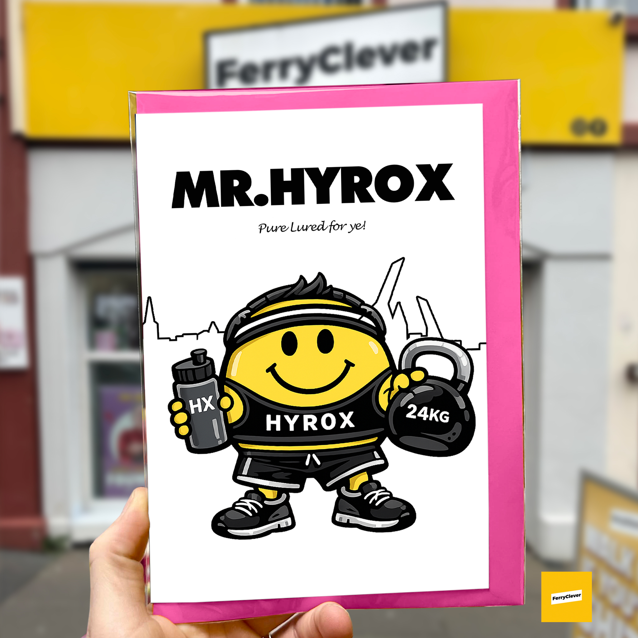 Mr. Hyrox Card | Fitness Card | Irish Hyrax Card | Derry Cards | Good Luck Hyrox card