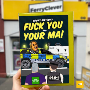 Stephen Nolan Peelers Birthday Card | Your Ma Birthday Card | Irish Birthday Card | Derry Cards