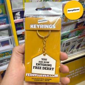 Free Derry Corner Keyring | Derry Keyring | Derry Keyrings | Free Derry Corner keyring