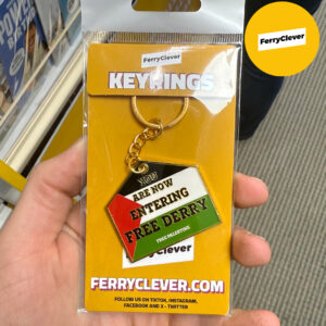 Free Palestine Keyring | Free Derry Keyring | Derry Keyrings | Free Derry Corner keyring